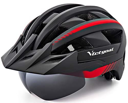 EASTINEAR Bike Helmets for Adults Men Women Cycling Helmets with Sun Visor for Commuter Bicycle Helmet with Rechargeable Rear Led Lights Road Bike Safety Accessories 