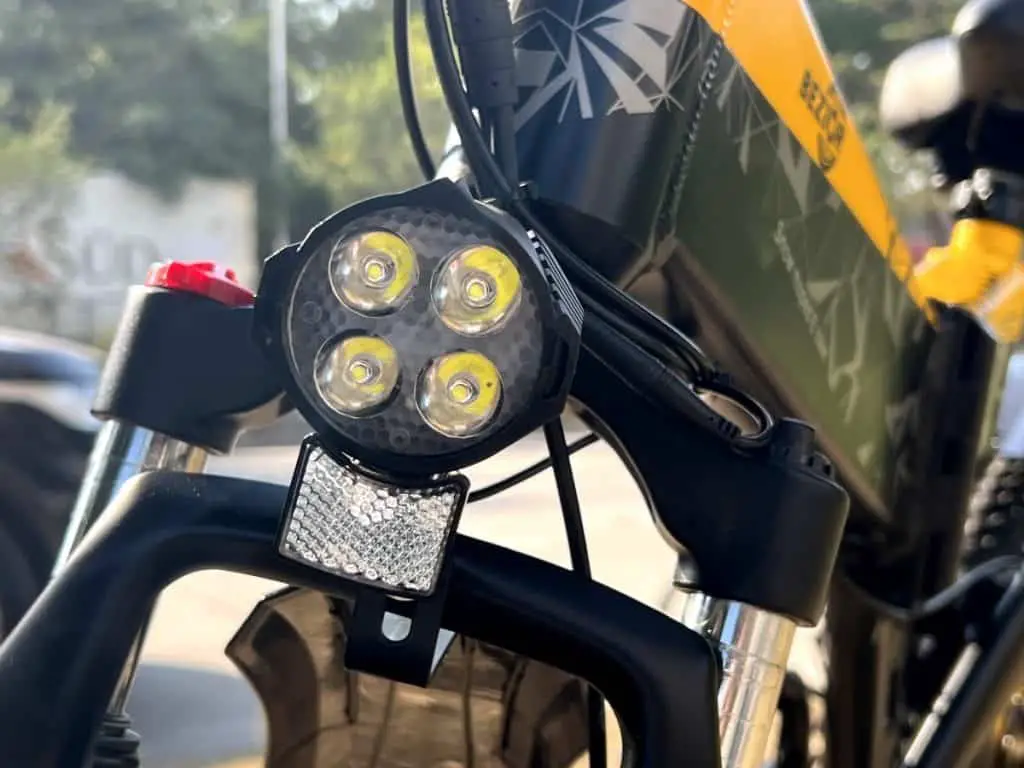 Easy E-Biking - Bezior XF200 e-bike lights, helping to make electric biking practical and fun