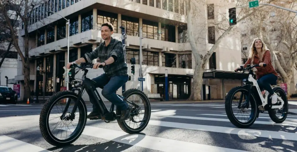 Easy E-Biking - Himiway Zebra Step thru electric bike city, helping to make electric biking practical and fun